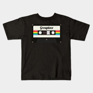 Grouplove / Cassette Tape Style Kids T-Shirt